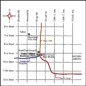 Cedar Ridge Business Park - Map